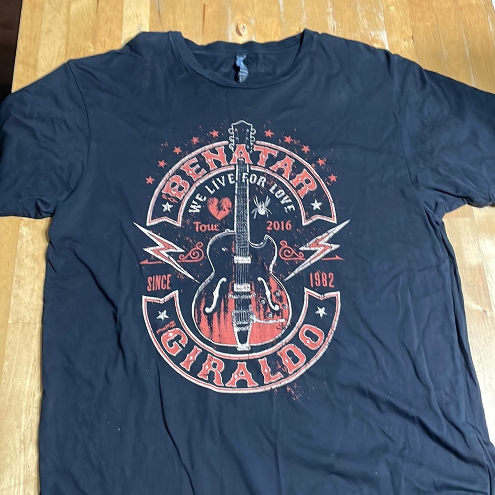 Pat Benatar Neil Geraldo concert tee 2016 tour